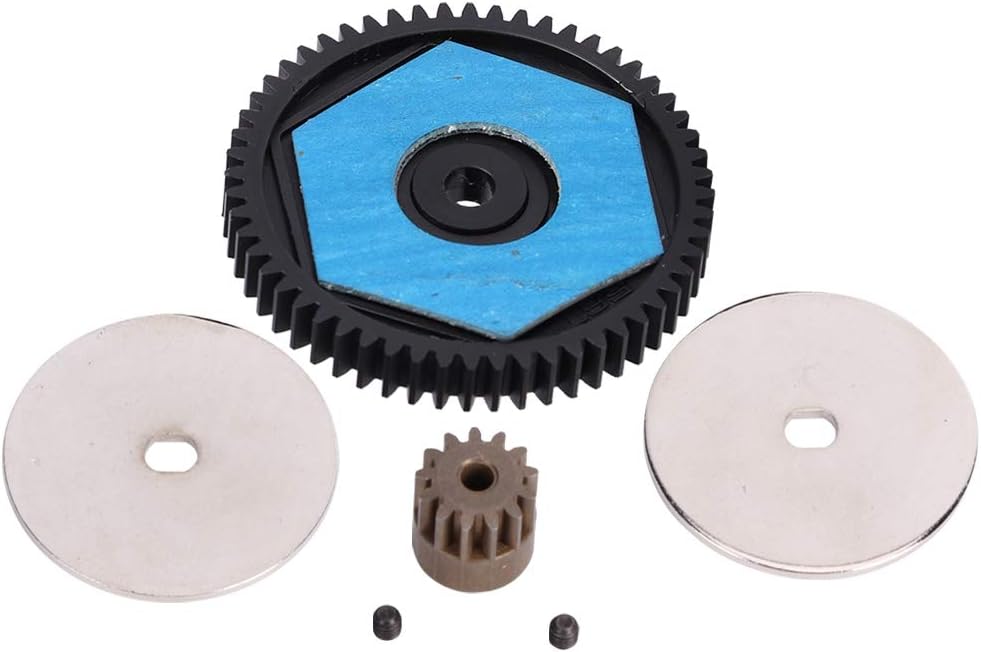 T Best Metal 56T Spur Gear and 12T Motor Gear for SCX10 RC Car