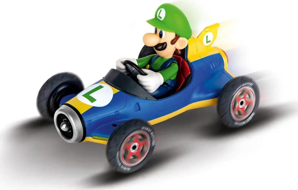 Carrera 1/18 Scale Mario Kart Mach 8 Luigi RC Car 2.4GHz