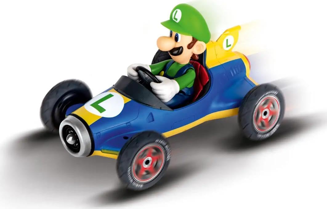 Carrera 1/18 Scale Mario Kart Mach 8 Luigi RC Car 2.4GHz