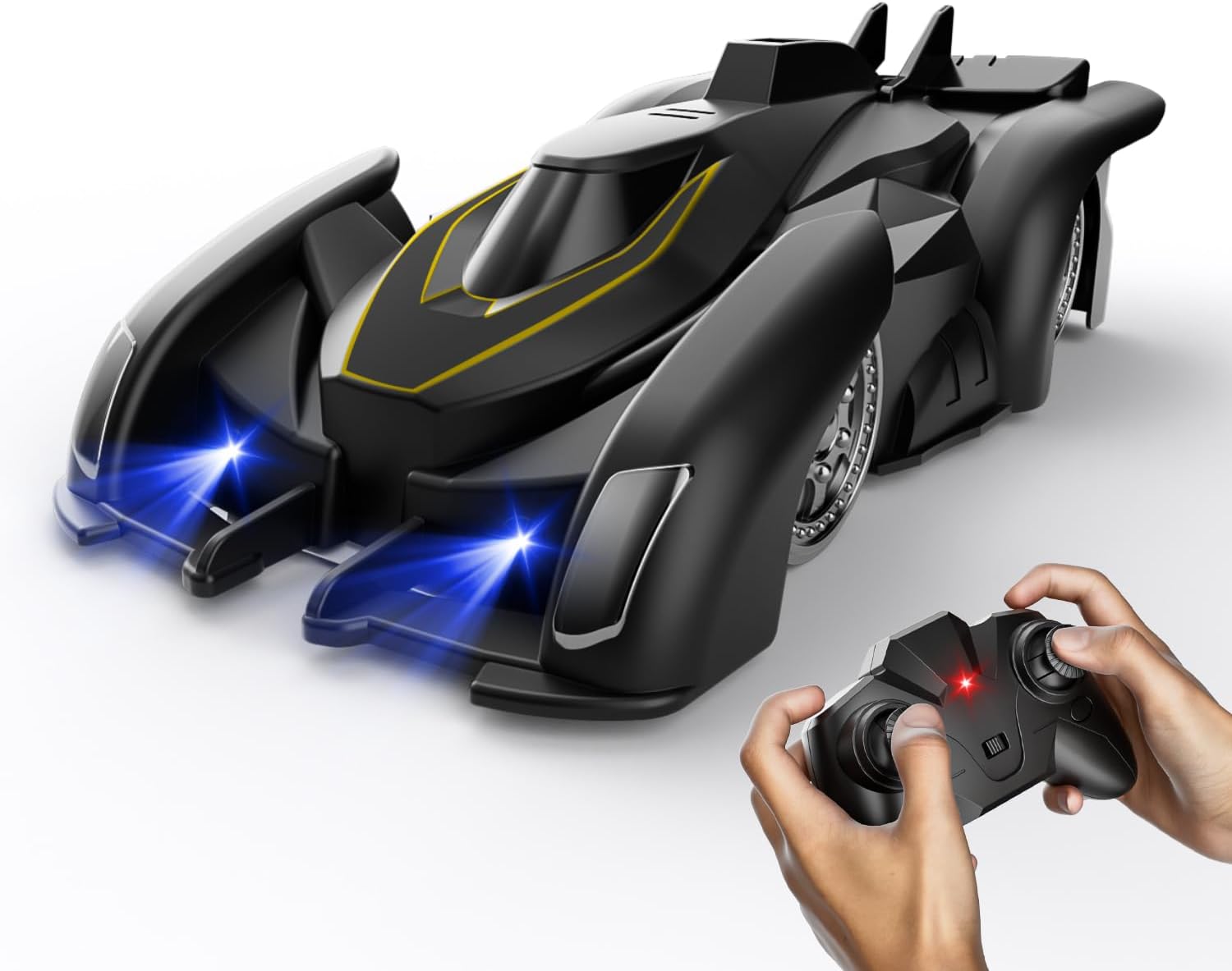 Ajiaoo Remote Control Wall Climbing Stunt Car Rechargeable Indoor Toy