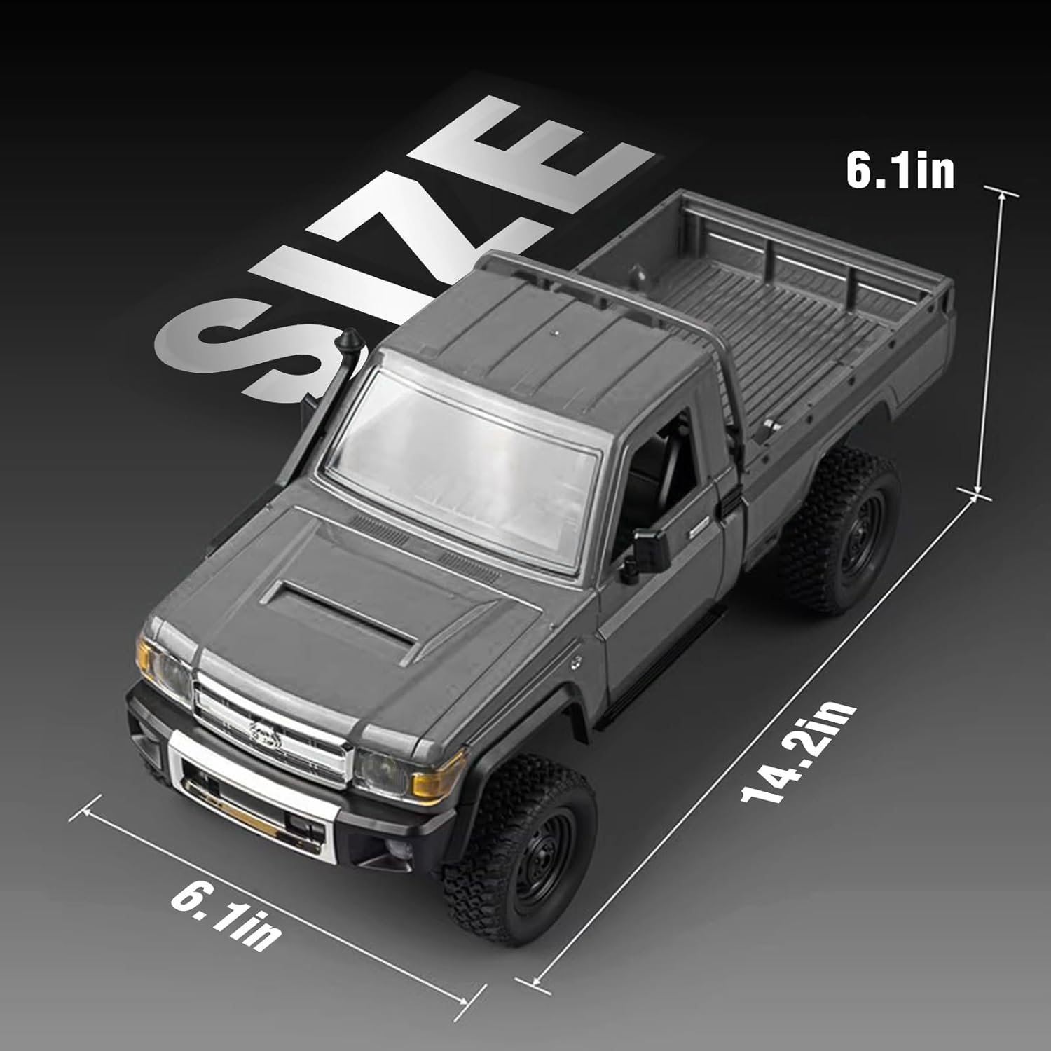 Svertibo 1/12 Scale RC Crawler MN-82 Pro RTR 4x4 Off Road Truck 2.4GHz