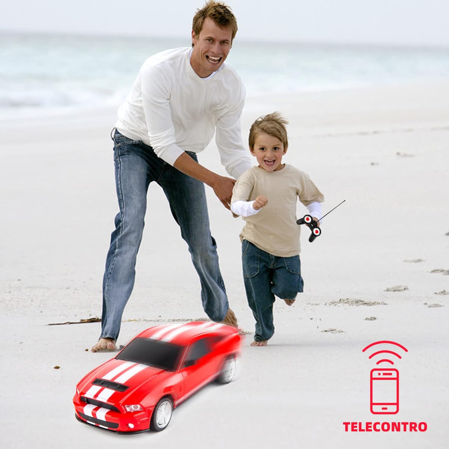 Bdtctk 1/24 Scale Remote Control Ford Mustang Shelby GT500 RC Car