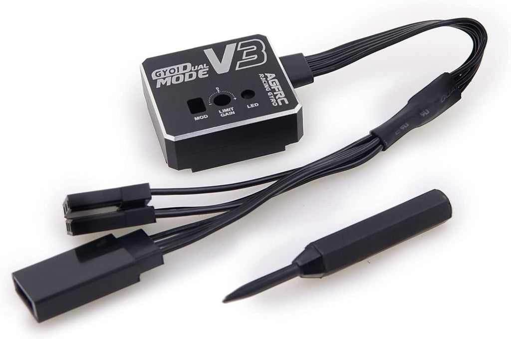 Agfrc Dual-Gain Drift RC Gyro Aluminum Case for RC Car Truck Boat