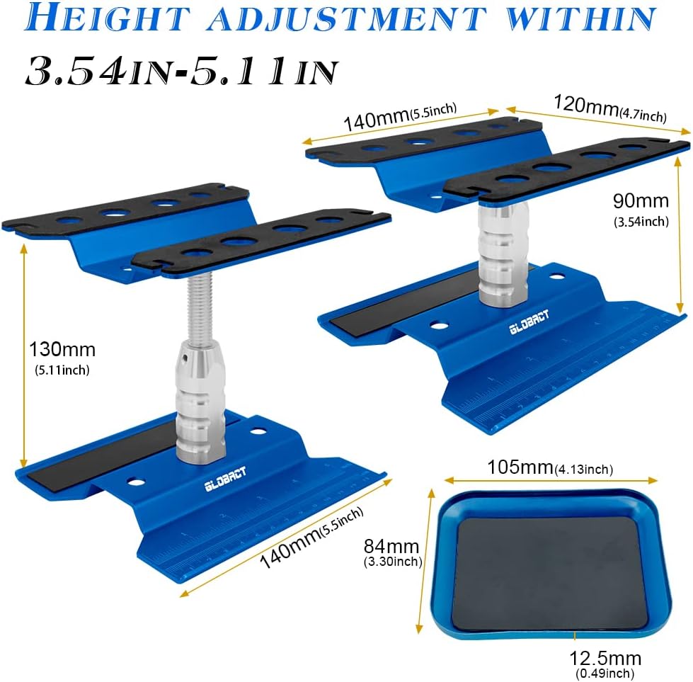 Globact RC Car Repair Tool Set 521 PCS with 360 Degree Rotation