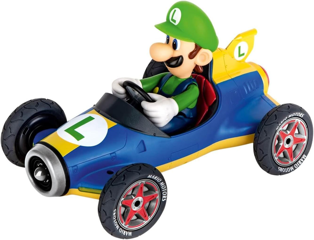Carrera 1/18 Scale Mario Kart Mach 8 Luigi RC Car 2.4GHz