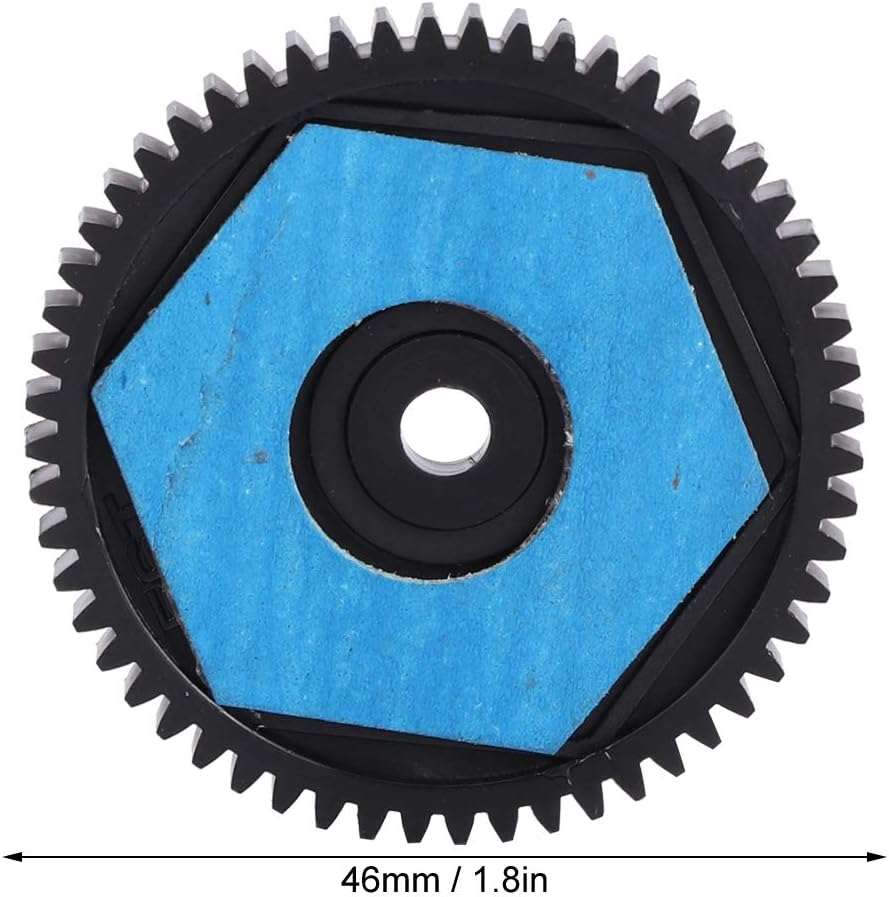 T Best Metal 56T Spur Gear and 12T Motor Gear for SCX10 RC Car