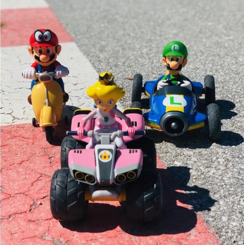 Carrera 1/18 Scale Mario Kart Mach 8 Luigi RC Car 2.4GHz