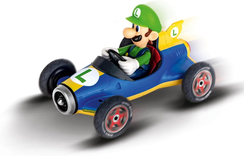 Carrera 1/18 Scale Mario Kart Mach 8 Luigi RC Car 2.4GHz