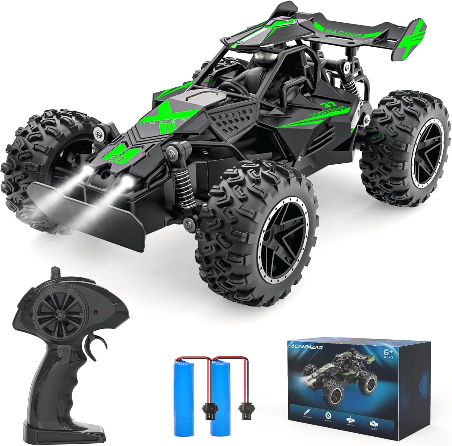 Acammzar 1/18 Scale High Speed RC Monster Truck 20KM/H Off Road