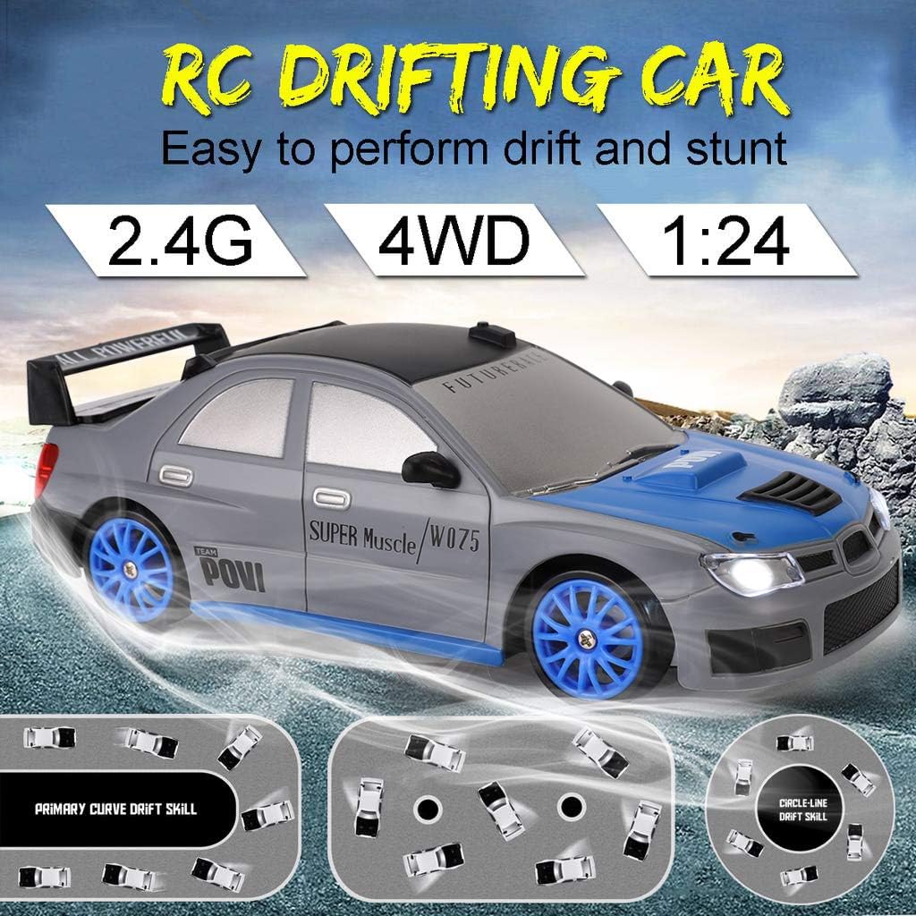 Liberty Imports 1/24 Scale RC Drift Car 2.4GHz 4WD On-Road Vehicle