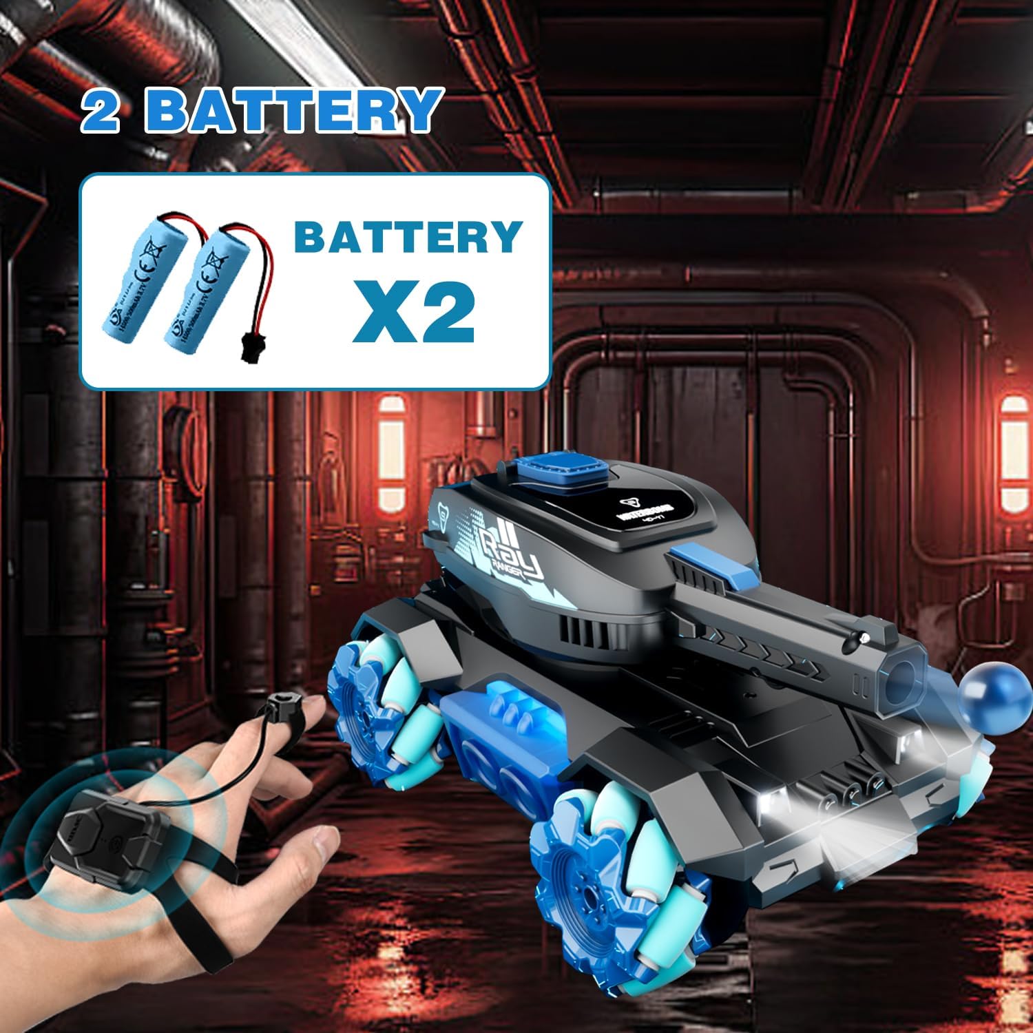 4Drc Y1 RC Monster Truck 4WD Water Bullet Shooting Drift Car