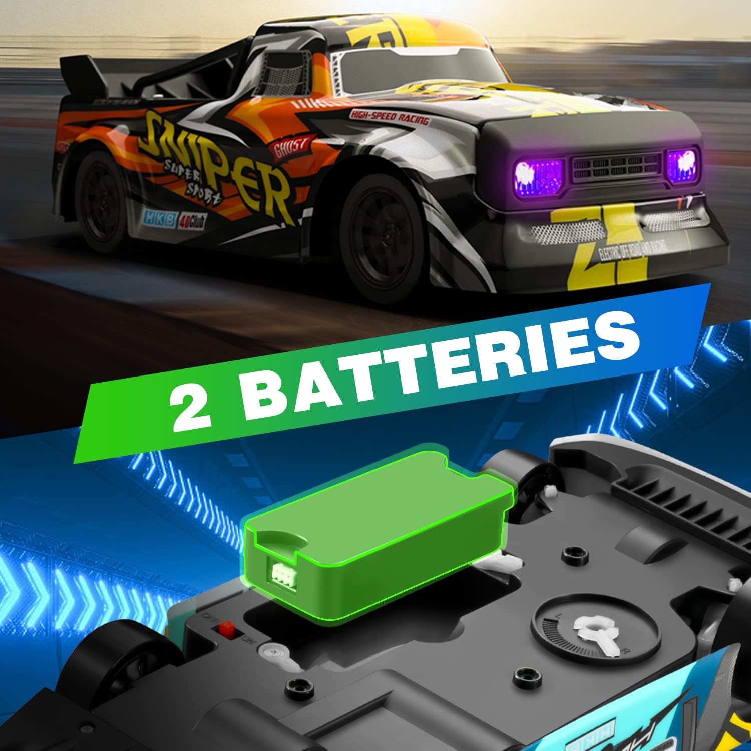 4Drc 2.4GHz 4WD High Speed RC Drift Car Monster Truck 30+ KM/H