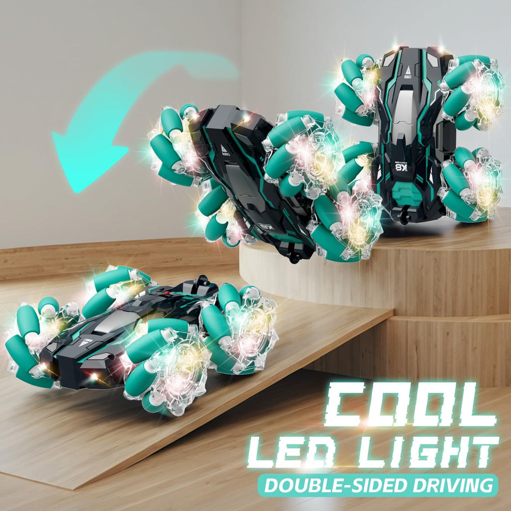 Zeming Technology 4WD All-Terrain RC Stunt Car 2.4GHz LED Lights