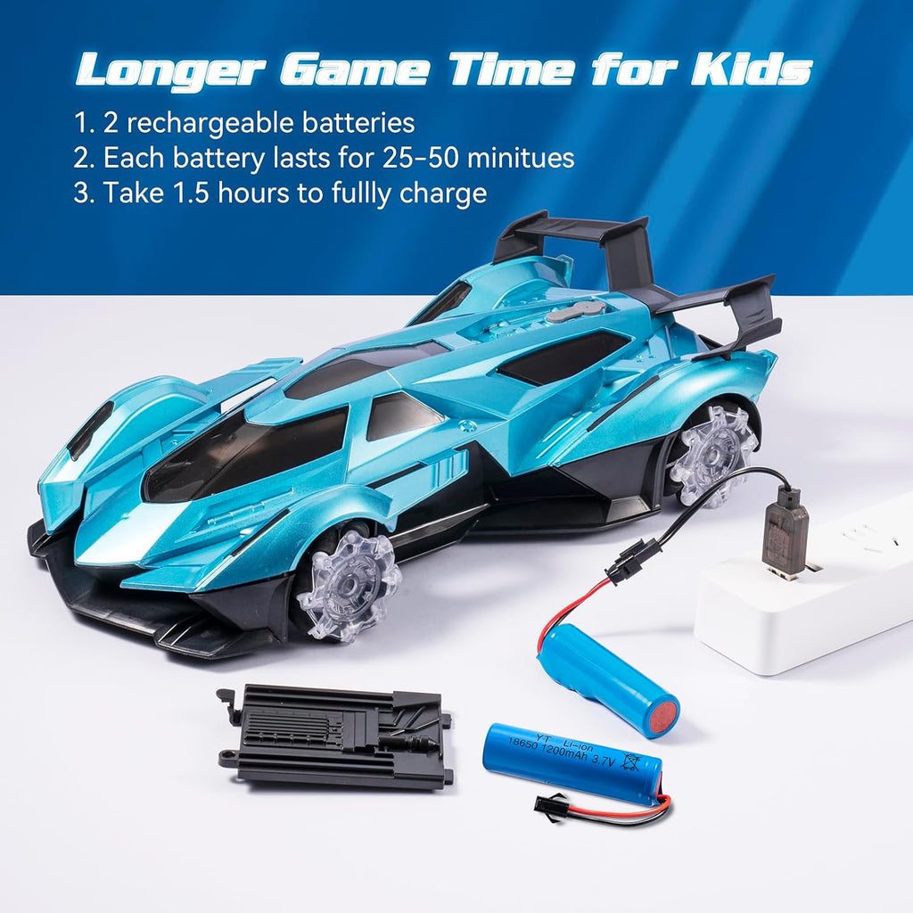Sasbsc 1:12 Scale Remote Control Drift Car with 360° Rotation Music Lights