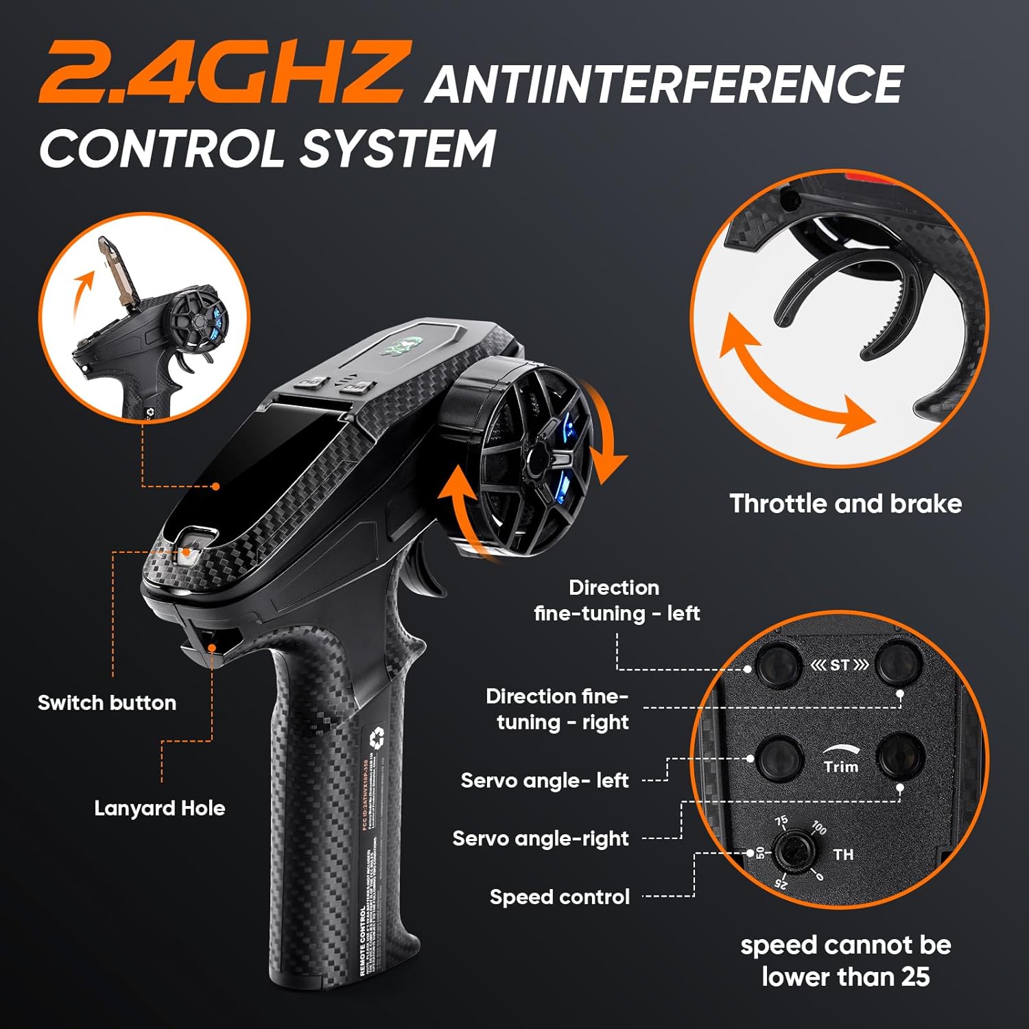 Ainiuniu ZD Racing 1/12 Brushless 4WD Off Road RC Car 42 MPH