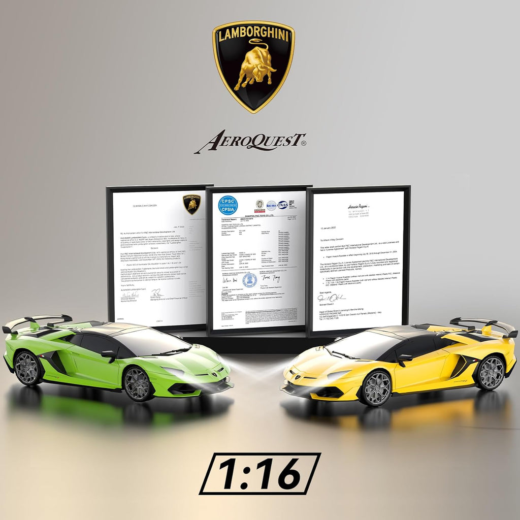 Aeroquest 1/16 Scale Lamborghini Remote Control Car 2.4GHz