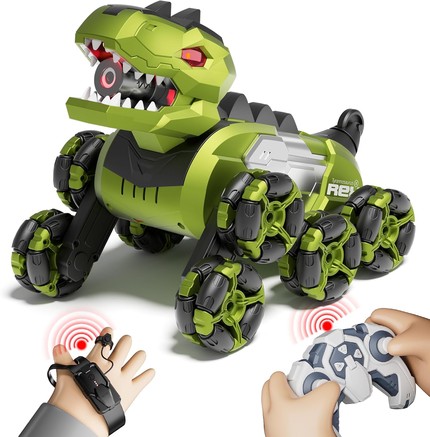 4Drc Remote Control Dinosaur Monster Truck 8WD Gesture Sensing