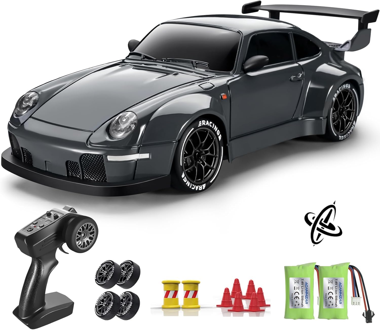 Acammzar 1/24 Scale RC Drift Car Pro 4WD with Gyro 25KM/H