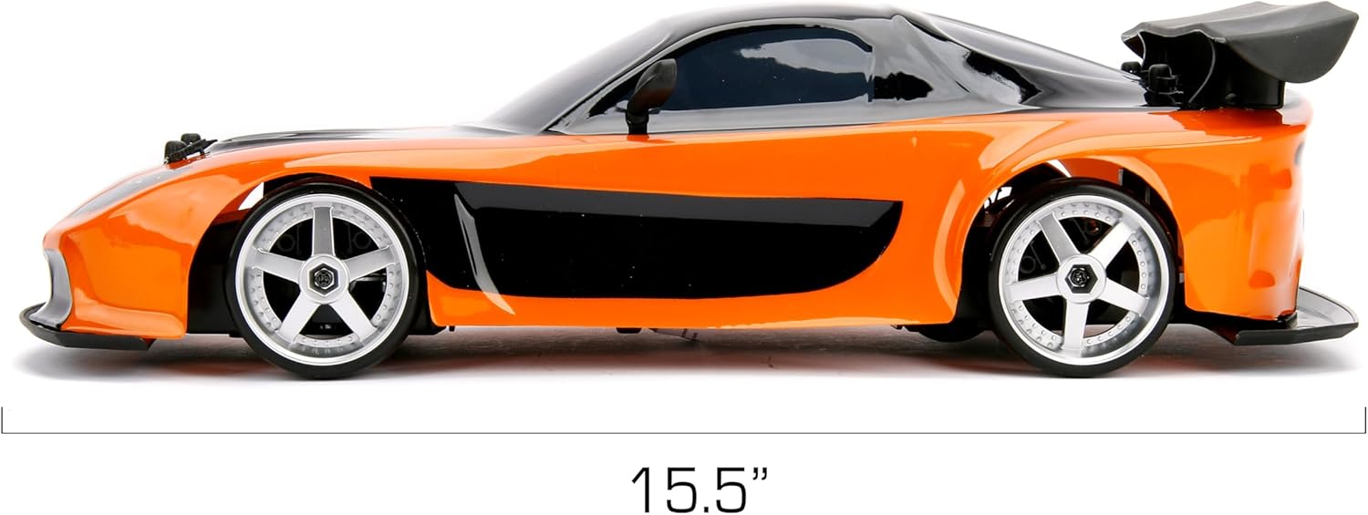 Jada 1/10 Scale Fast & Furious Han's Mazda RX-7 Drift RC Car 2.4GHz RTR