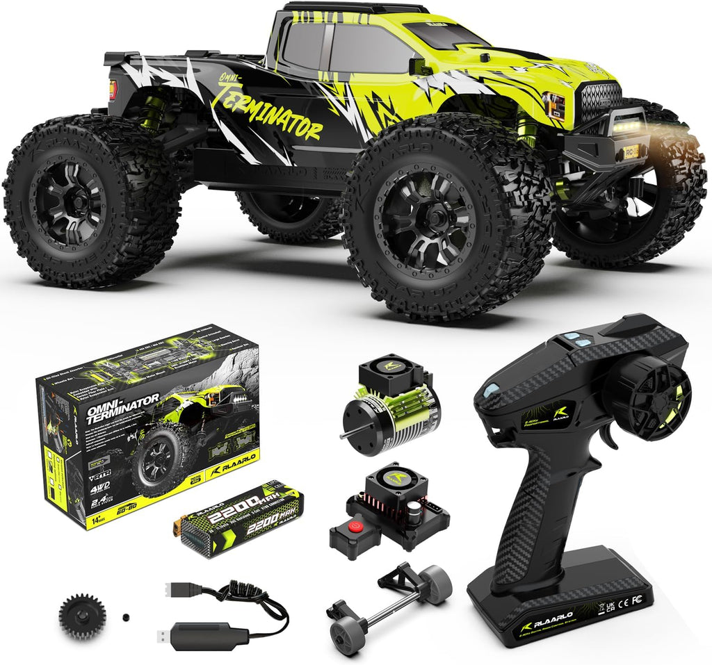 Amoril 1/10 Scale RTR Brushless 4WD Off-Road Monster Truck 50mph