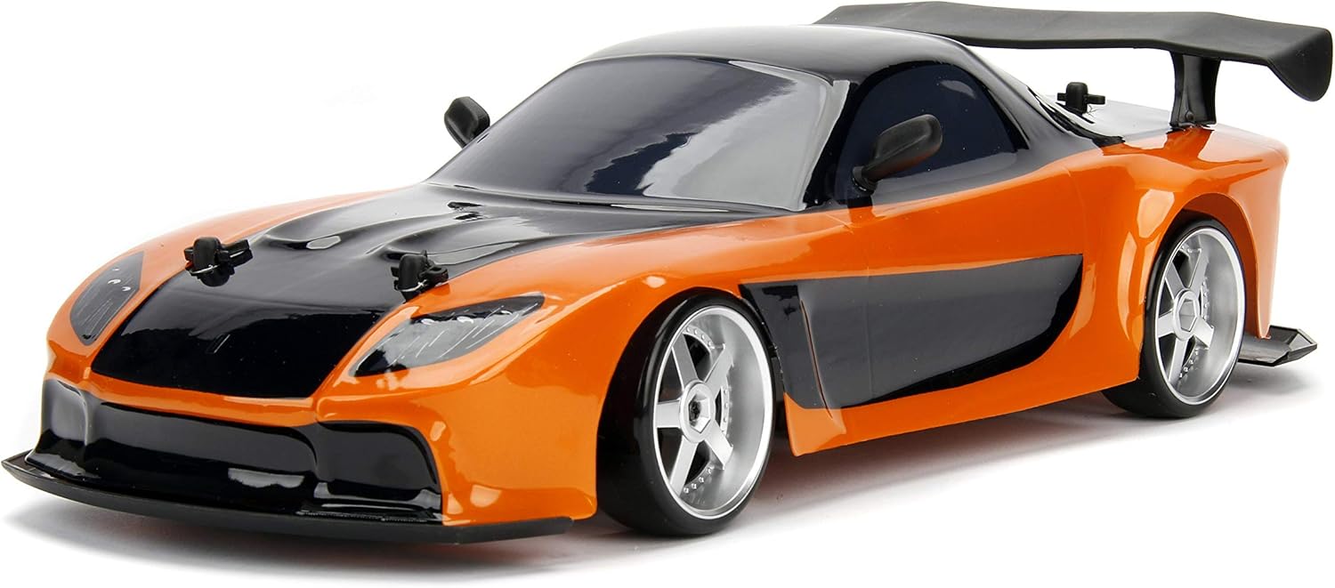 Jada 1/10 Scale Fast & Furious Han's Mazda RX-7 Drift RC Car 2.4GHz RTR