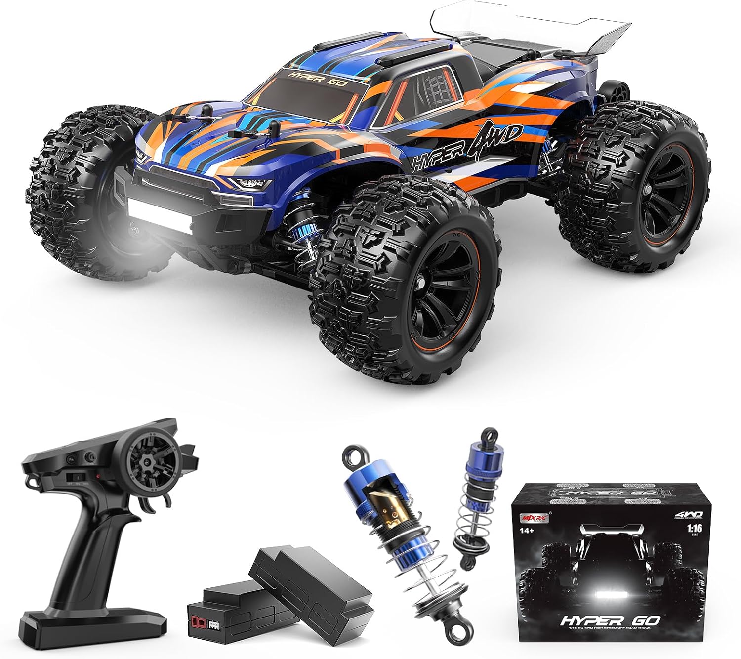 Hyper Go H16DR 1/16 Scale 4WD RTR Off Road Monster Truck