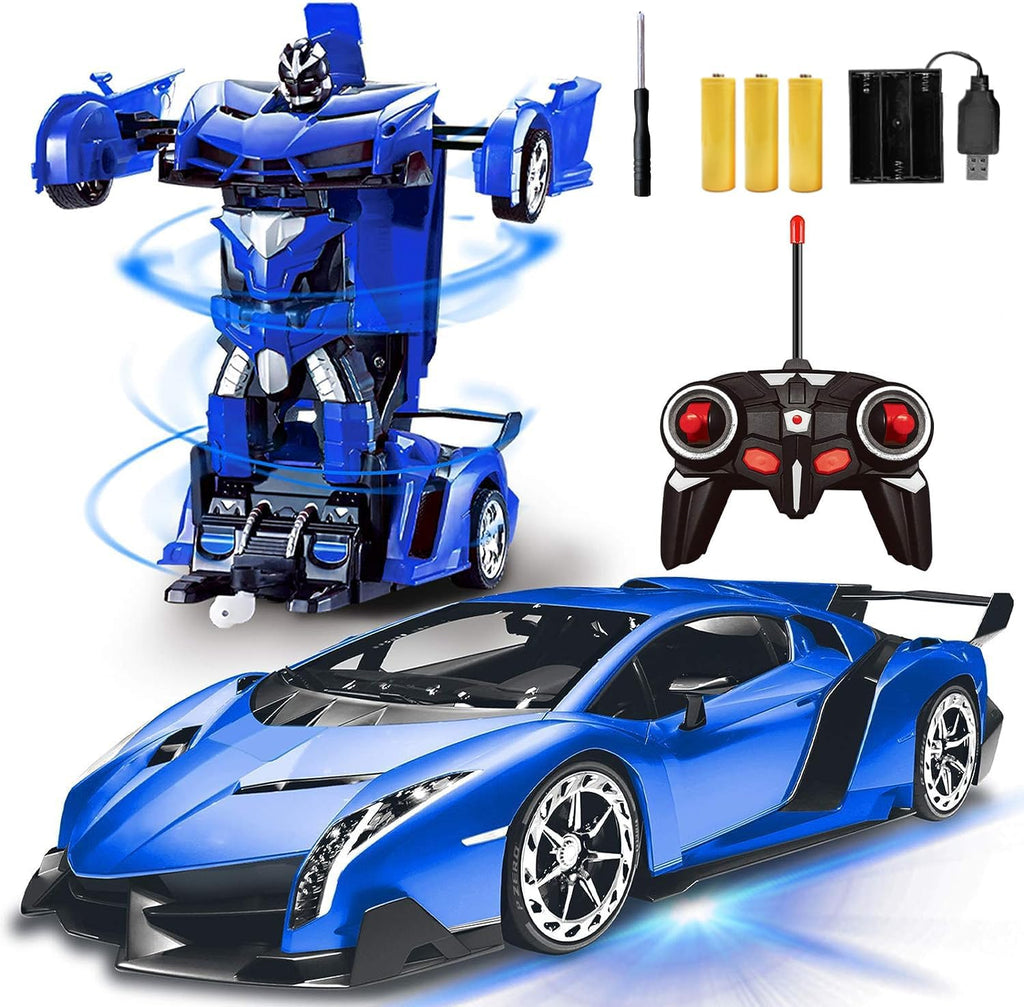 Amenon 1/18 Scale Transforming Remote Control Car 2.4GHz Rechargeable