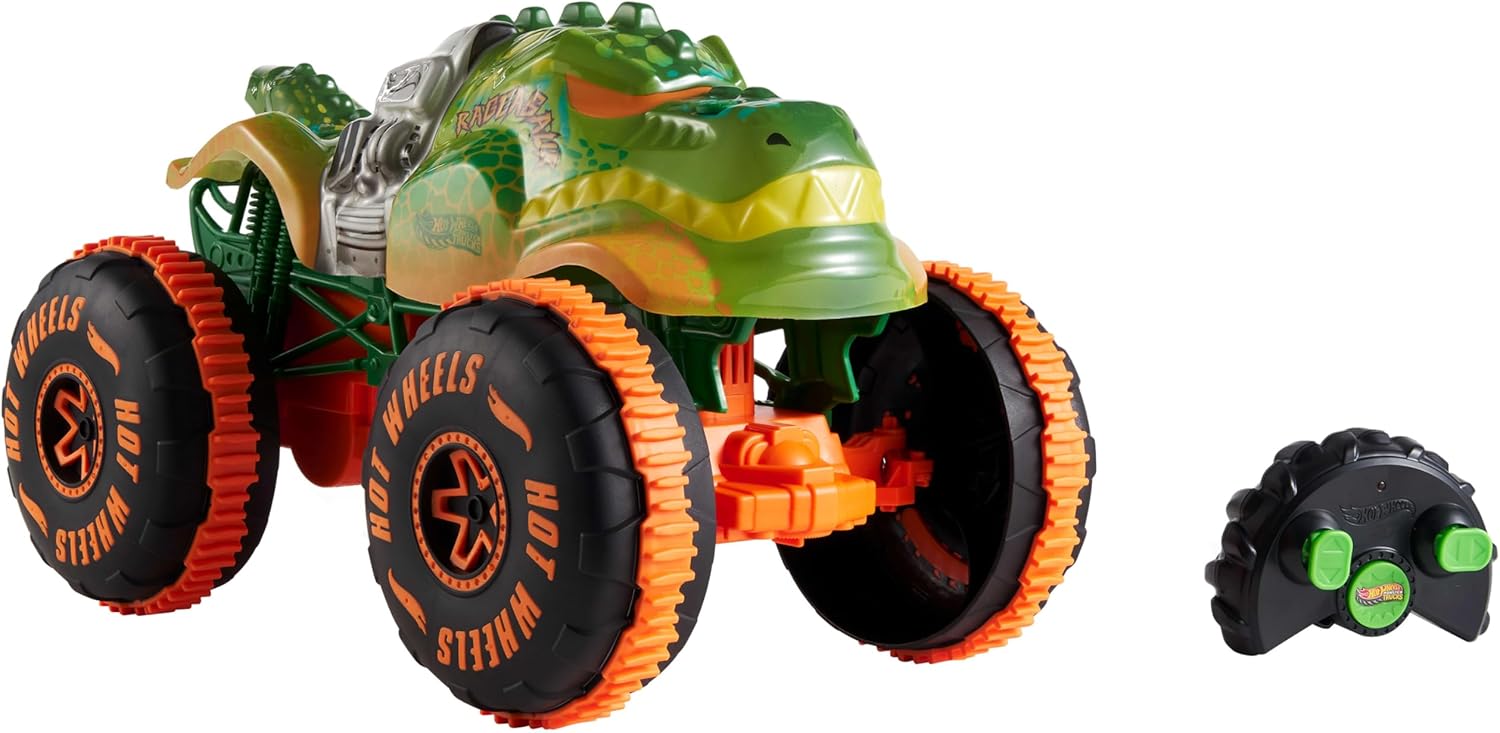 Mattel Hot Wheels Monster Trucks 1/15 Scale Rageasaur RC Vehicle