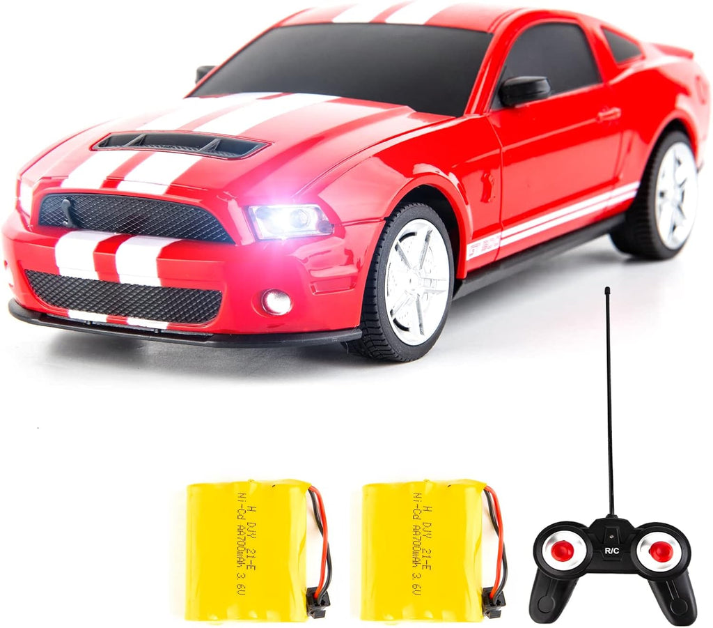 Bdtctk 1/24 Scale Remote Control Ford Mustang Shelby GT500 RC Car