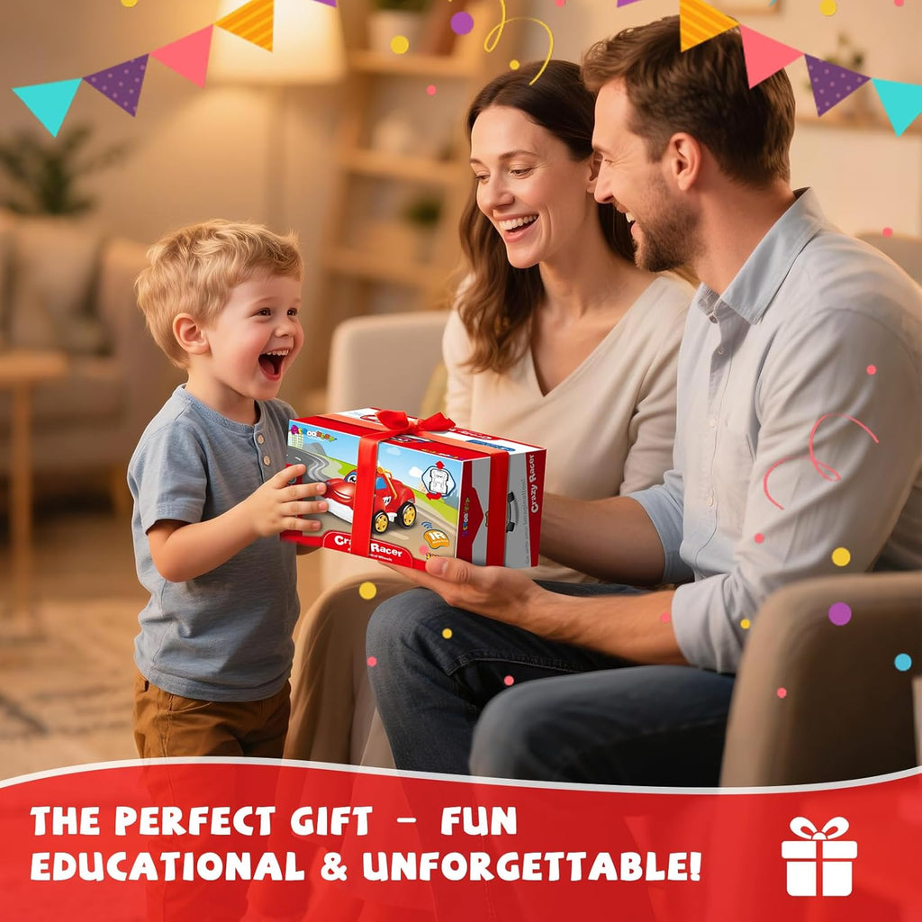 Aeroquest Toddler Remote Control Pickup Truck Toy Cartoon RC Vehicle