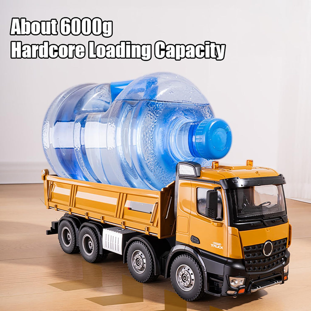 Huina 1/14 Scale Remote Control Dump Truck 12-Channel 13 LBS Load Capacity