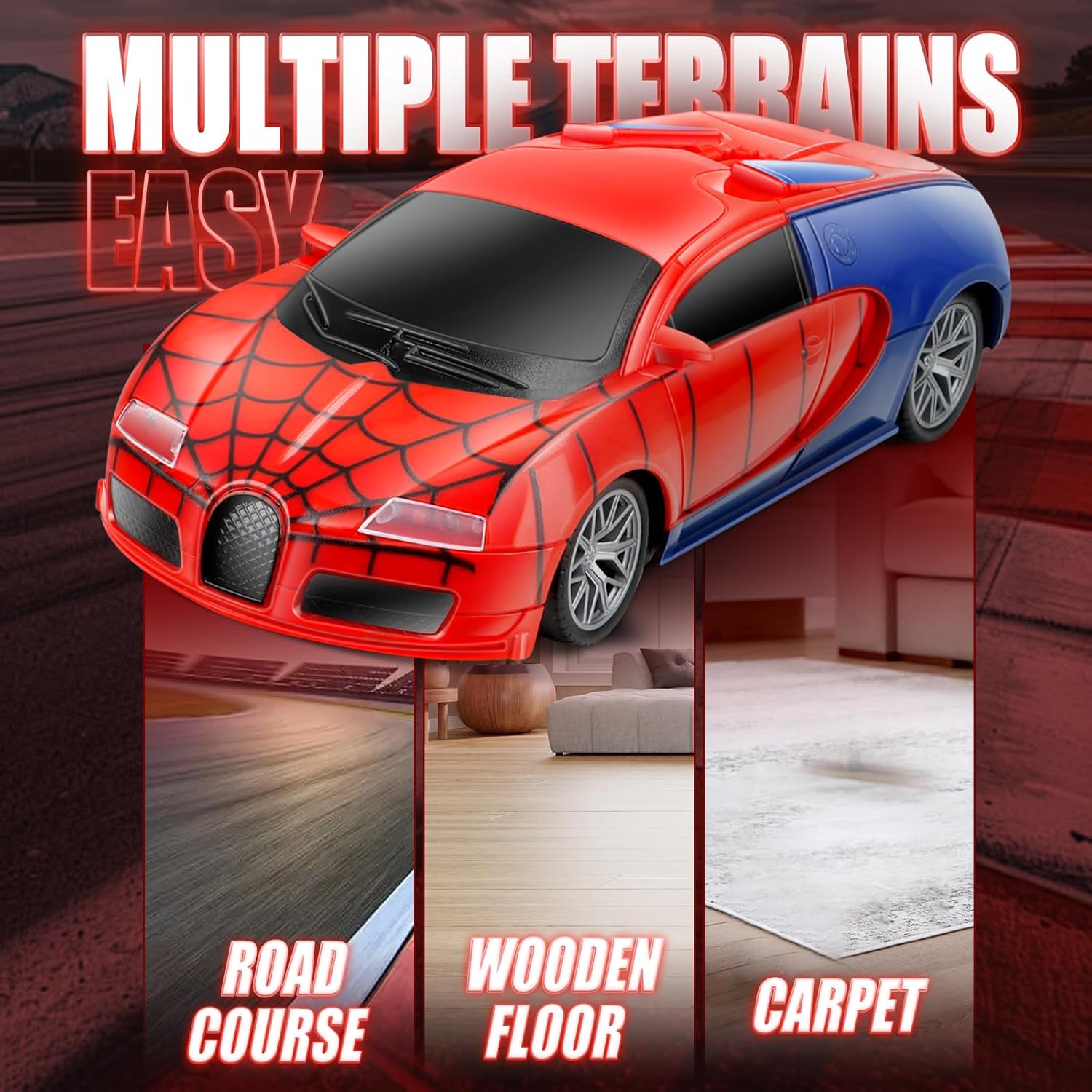 Aooess Remote Control Spider RC Car for Kids