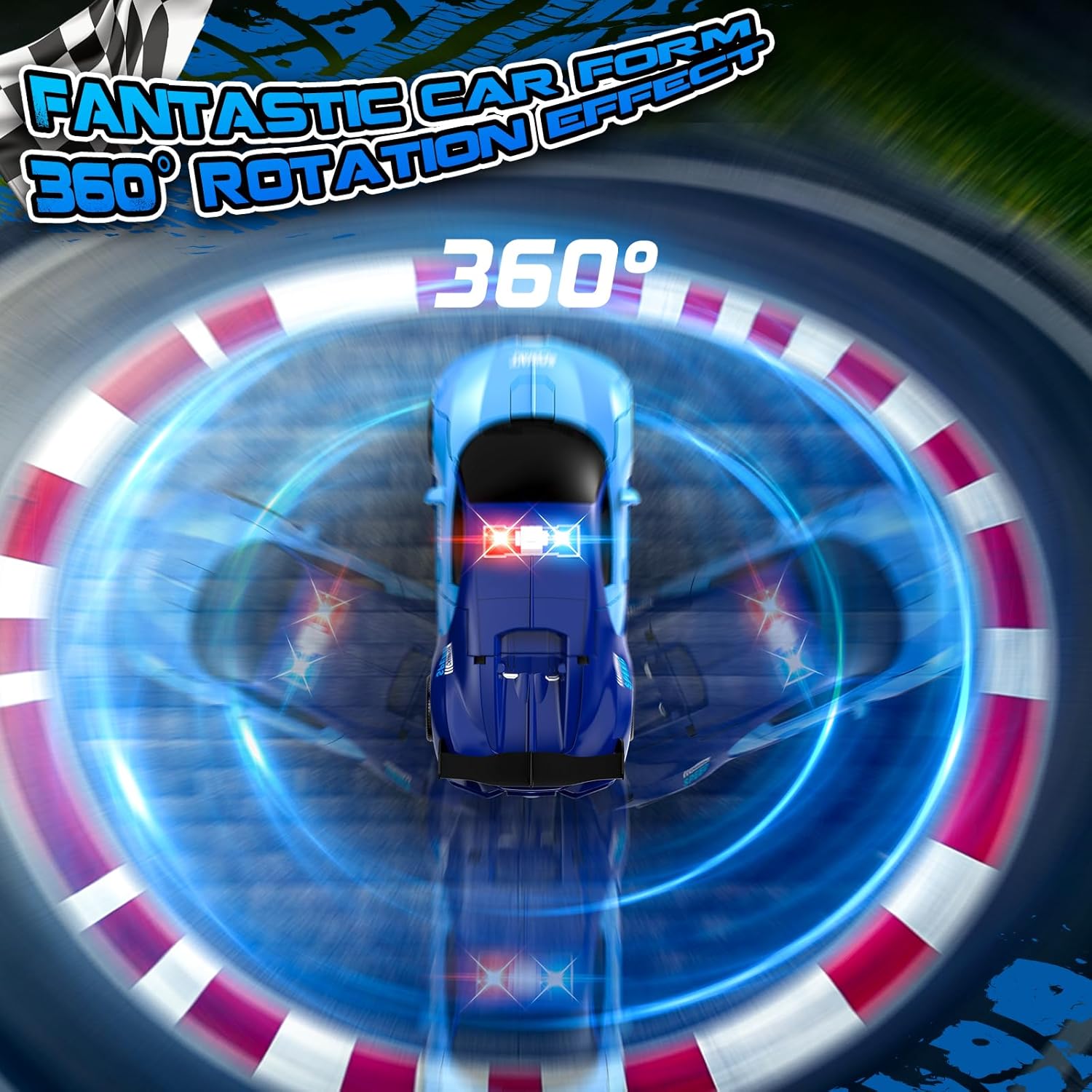 Aoneptr Remote Control Car 2.4GHz Transforming Robot Toy