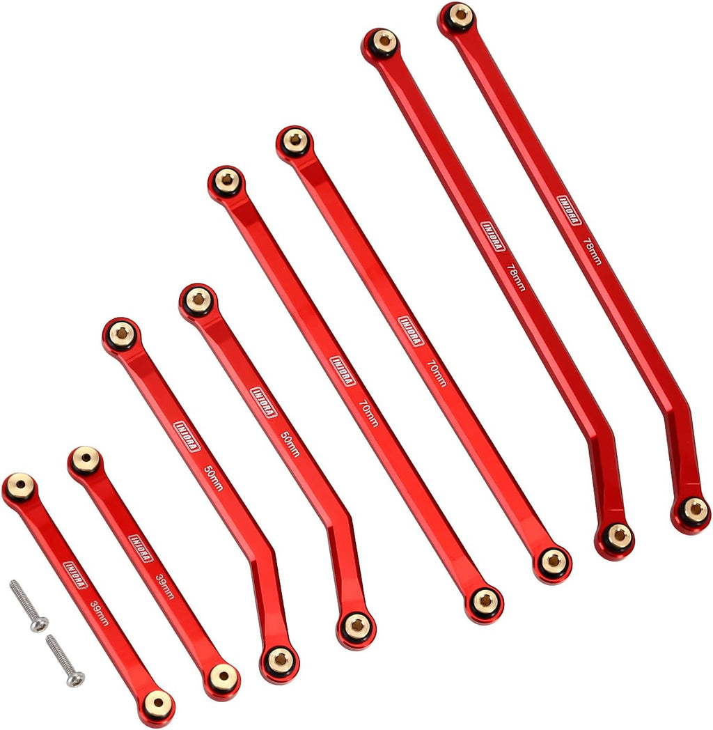 Injora High Clearance Front 4 Links Set for SCX24 1/24 RC Crawler
