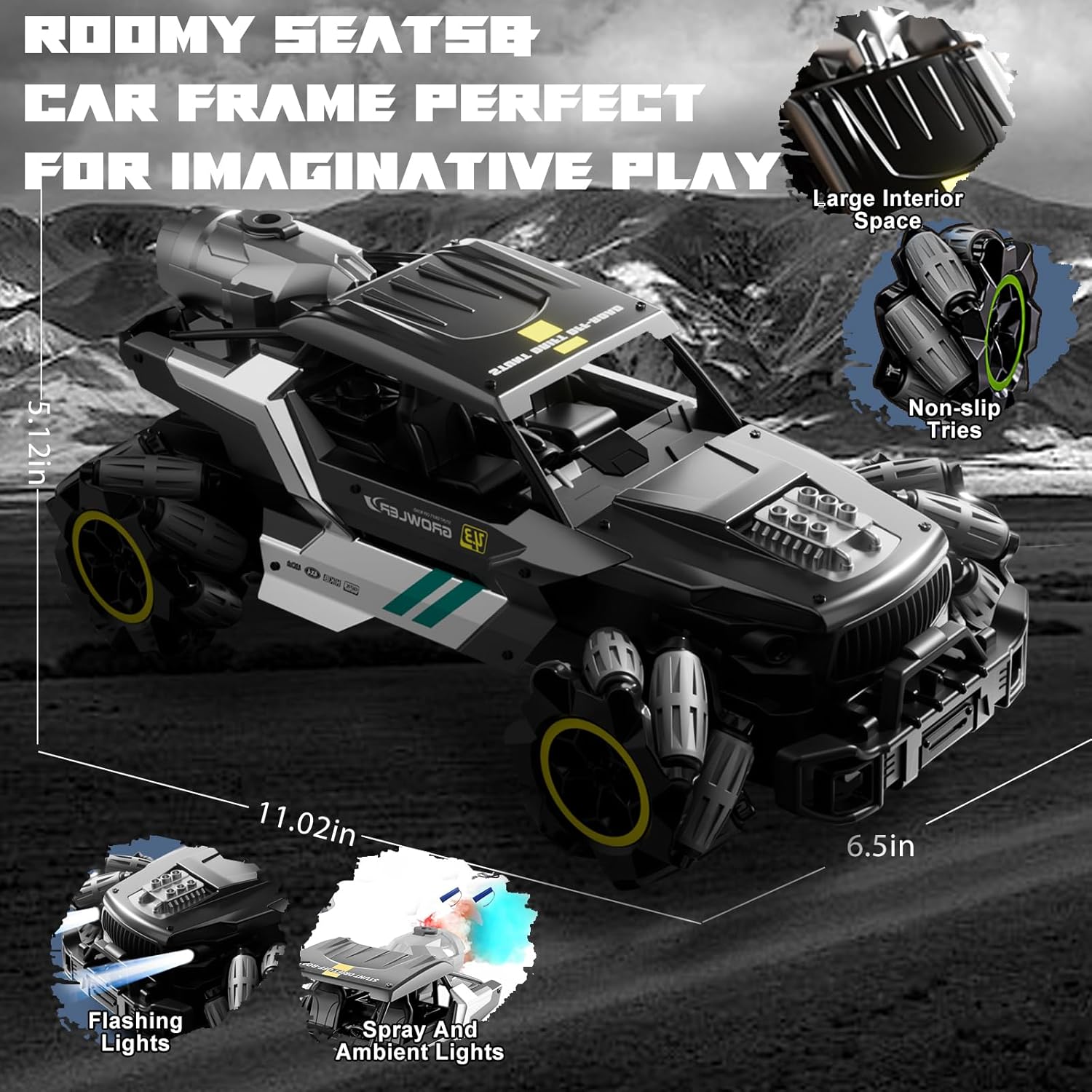 Shantou Xiaowangguo 4DRC 1/12 Scale RC Rock Crawler 2.4GHz 4WD