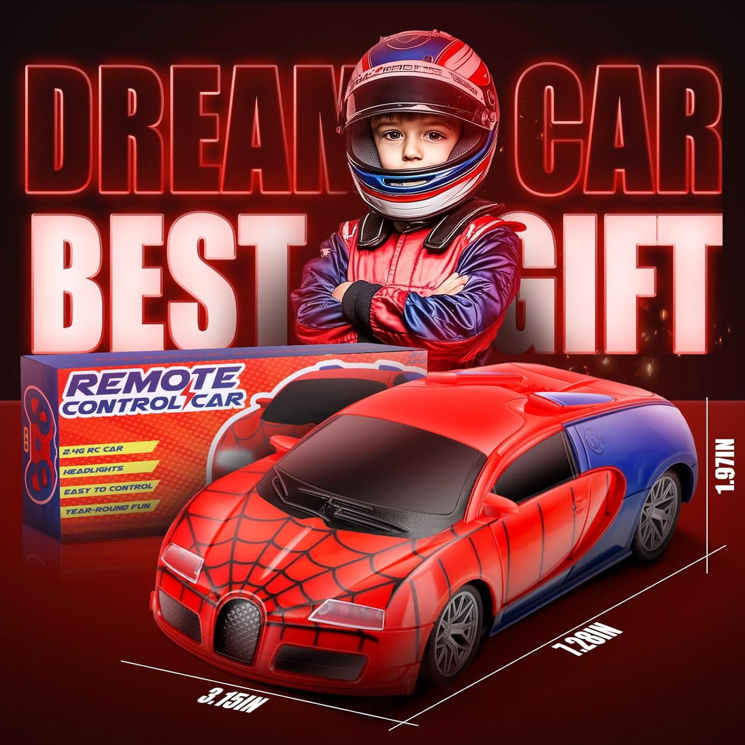 Aooess Remote Control Spider RC Car for Kids