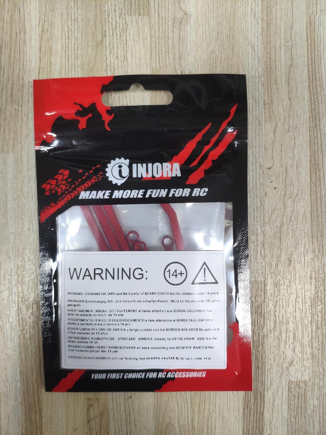 Injora High Clearance Front 4 Links Set for SCX24 1/24 RC Crawler