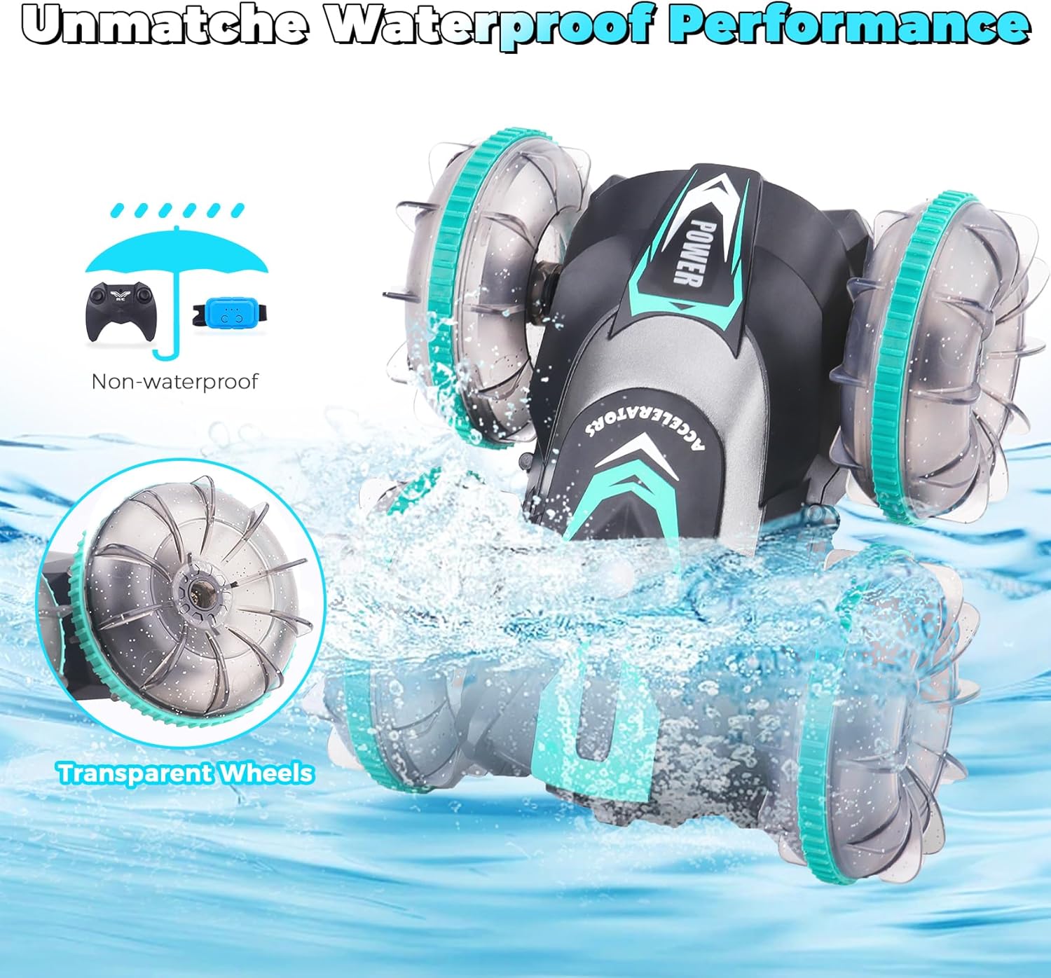 Ahco Amphibious Remote Control Boat Gesture Sensing RC Car