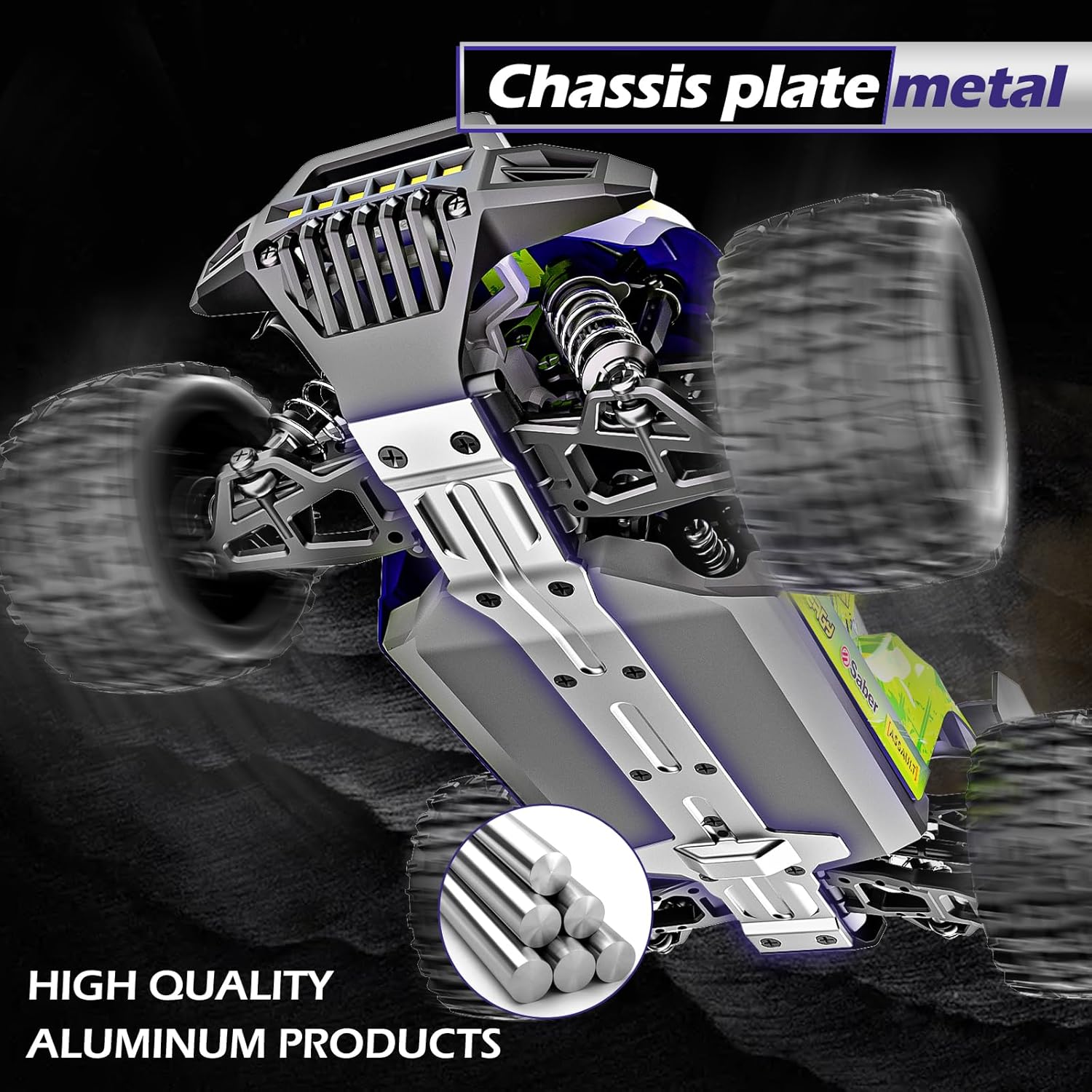 Akeleo 1/18 Scale 4X4 Off-Road RC Truck 36km/h Waterproof