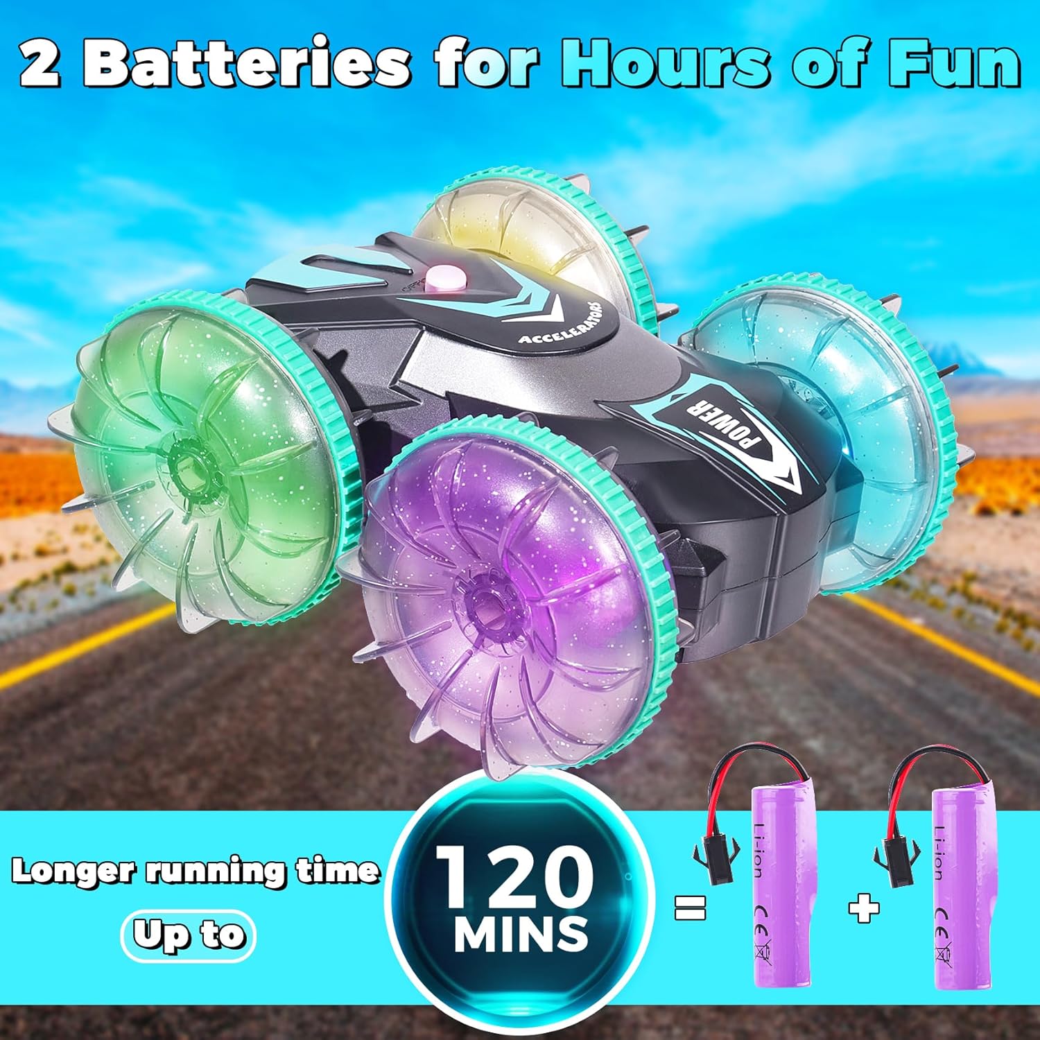 Ahco Amphibious Remote Control Boat Gesture Sensing RC Car