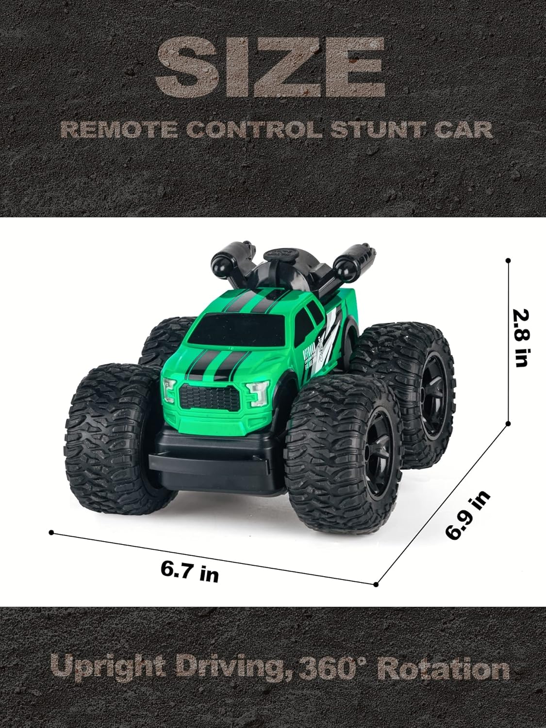 10Leccion Remote Control Monster Truck 4WD with Spray Function