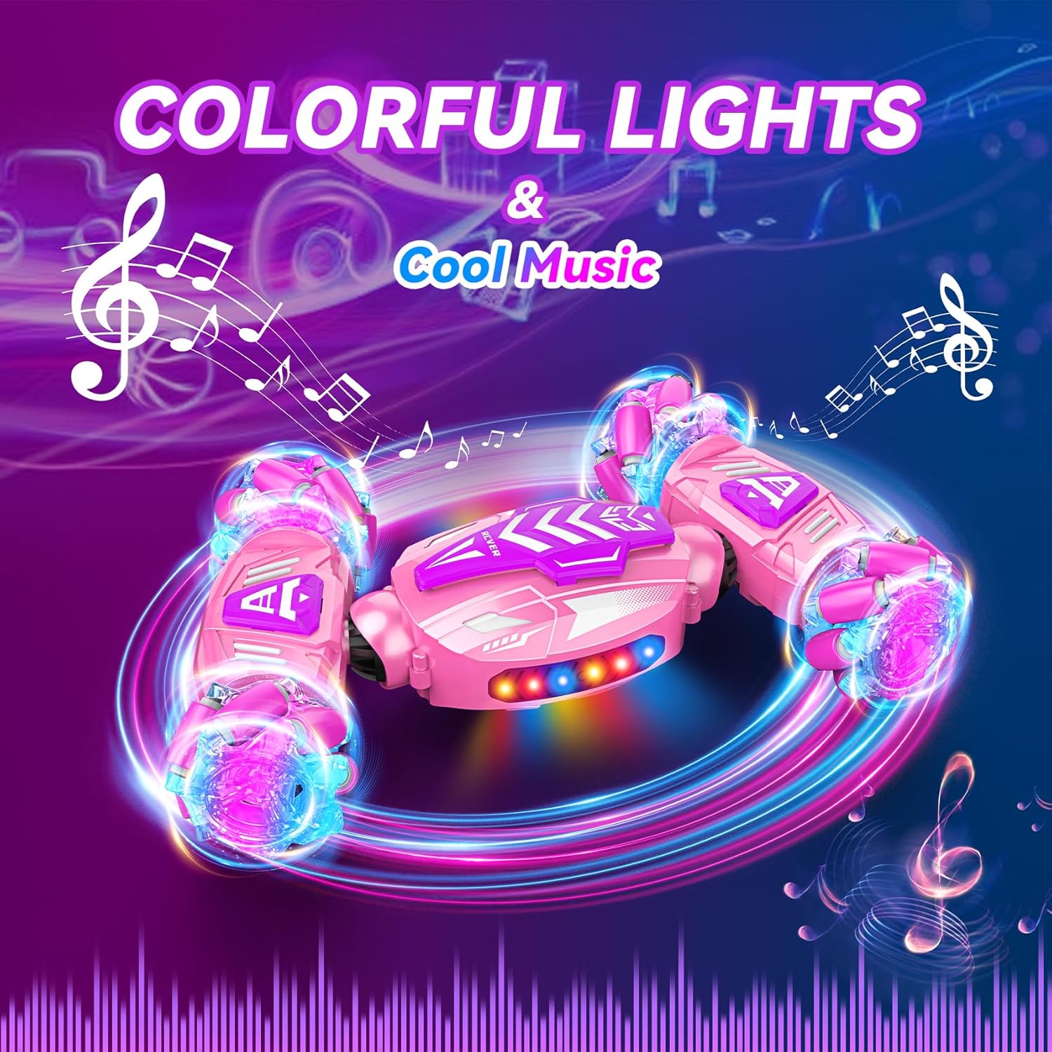 Nicella Gesture Sensing RC Stunt Car 4WD 2.4GHz 360° Rotation