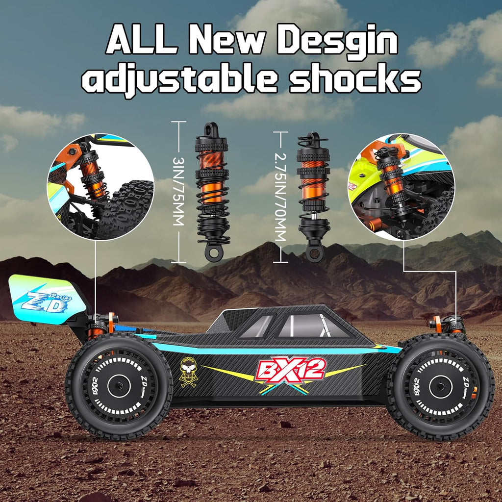 Ainiuniu ZD Racing 1/12 Brushless 4WD Off Road RC Car 42 MPH
