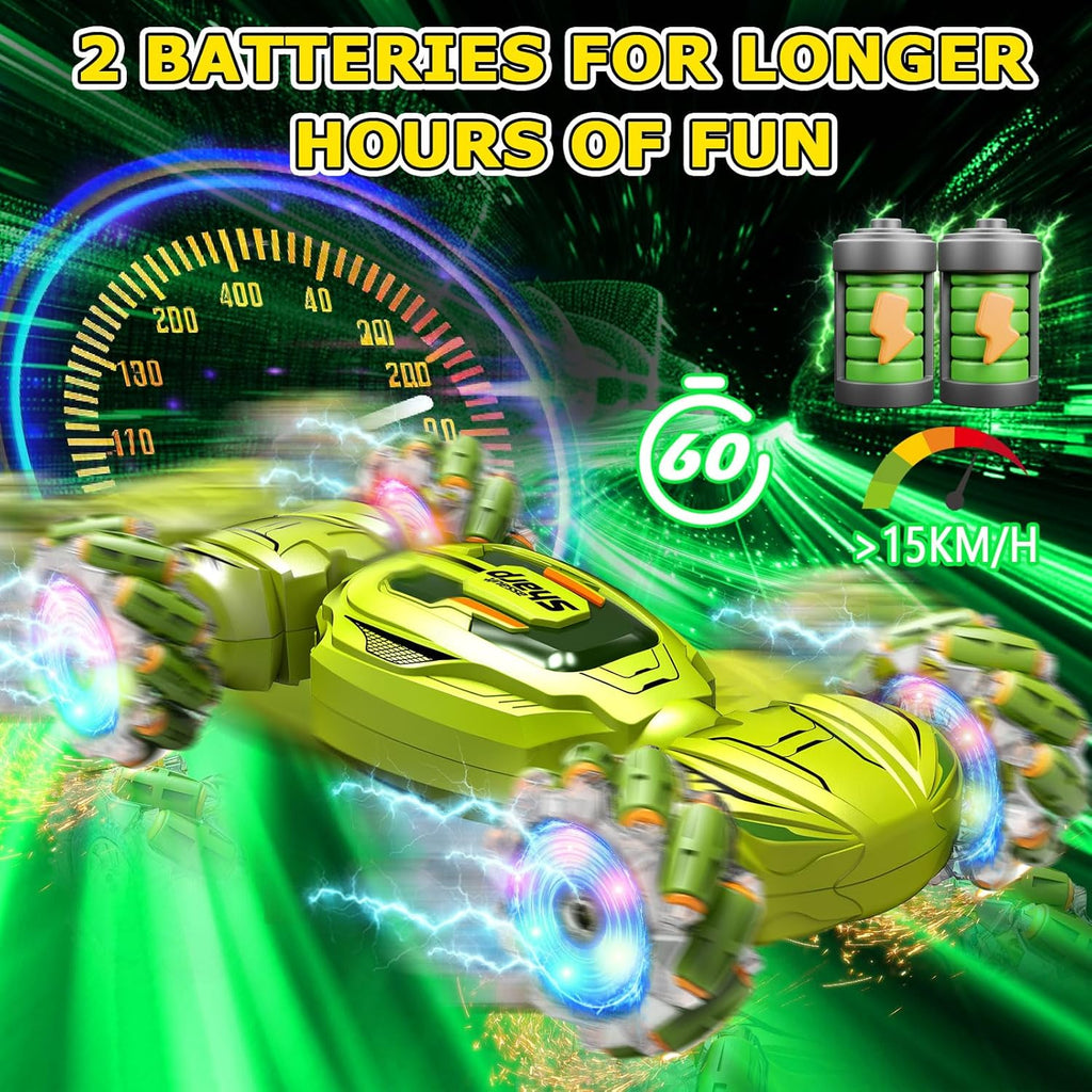 Nestalk Gesture Sensing RC Stunt Car 2.4GHz 4WD with Lights Music