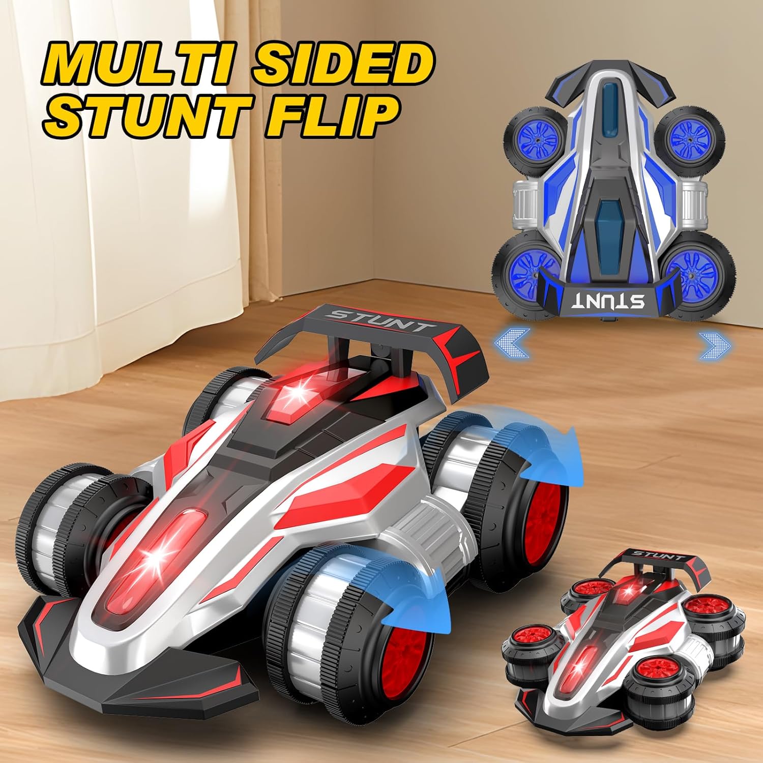 Kjwejoyrc Remote Control Drift Stunt Car 2.4GHz 4WD 360° Rotation