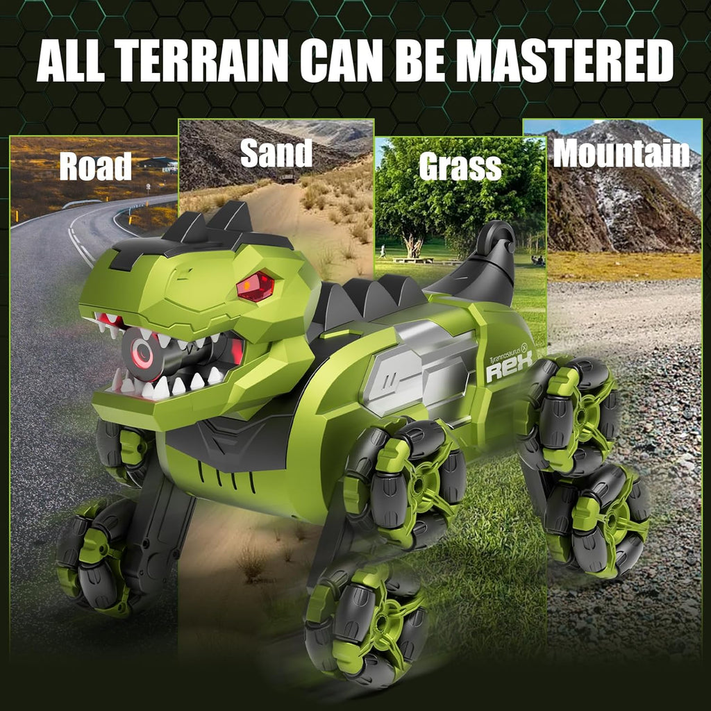 4Drc Remote Control Dinosaur Monster Truck 8WD Gesture Sensing