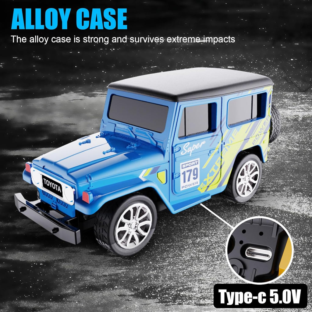 Guangdon 1/64 Scale Mini RC Car Off-Road Vehicle 2.4GHz APP Control