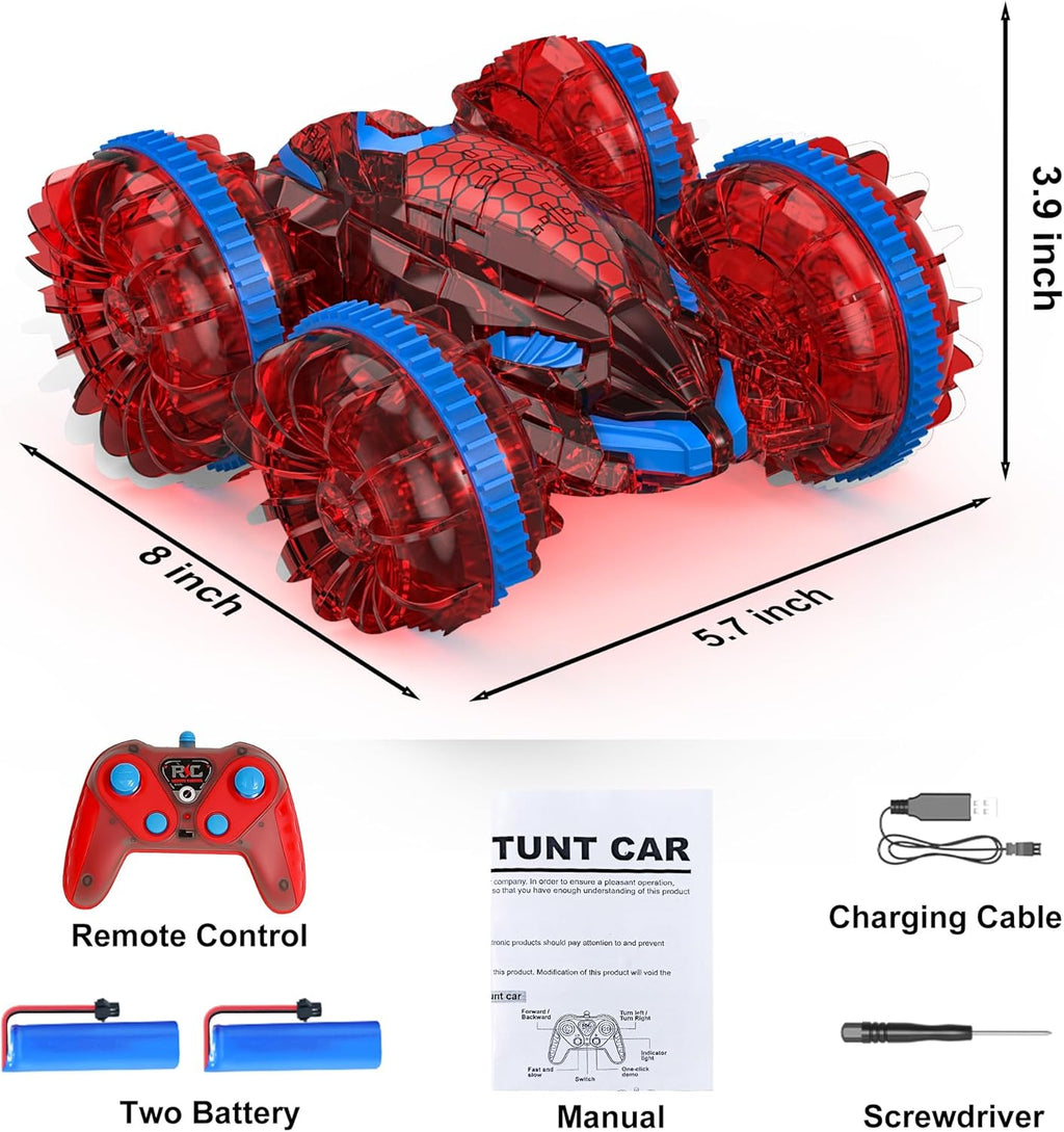 Flybakiz Spider Amphibious Remote Control Car 2.4GHz 4WD Waterproof