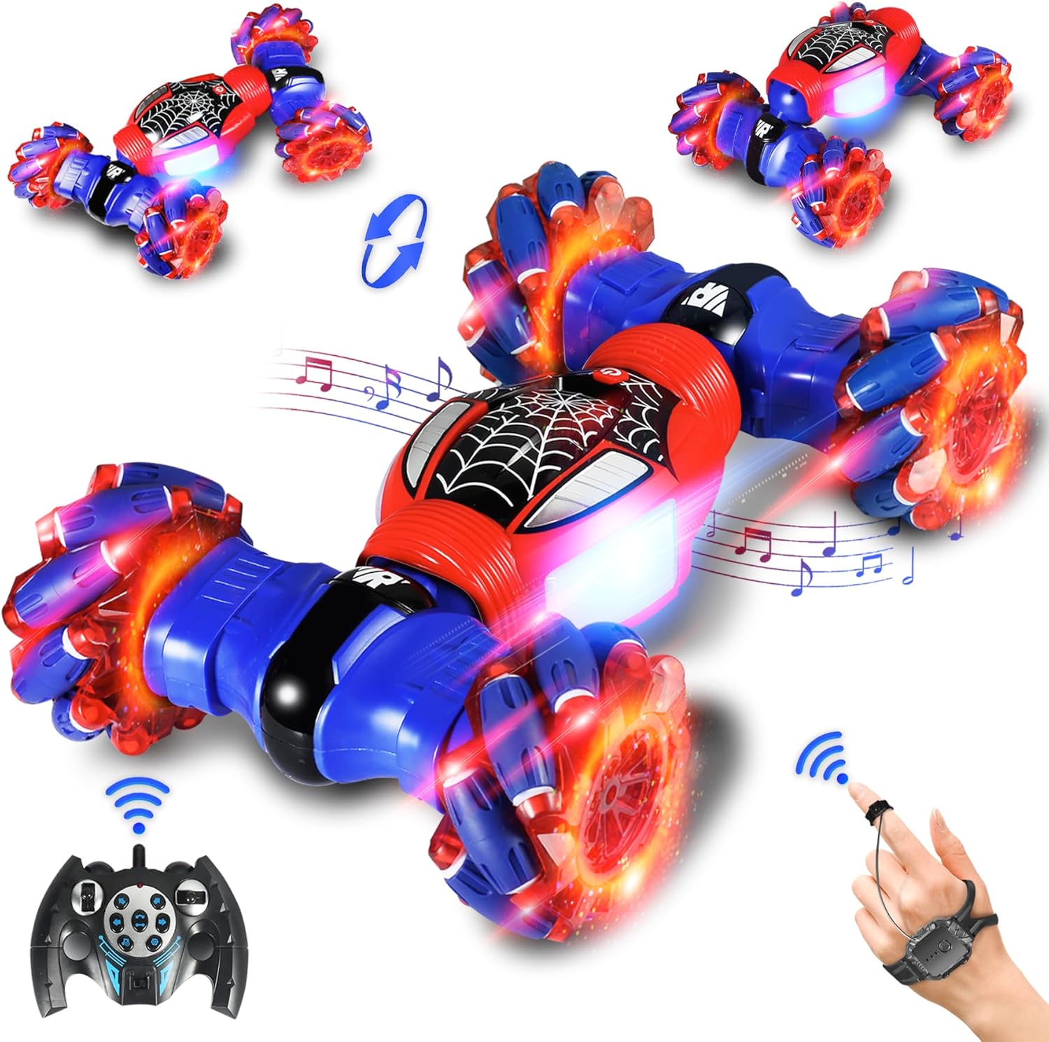Aidyvoi Spider Gesture Sensing RC Stunt Car 2.4GHz 4WD Off Road