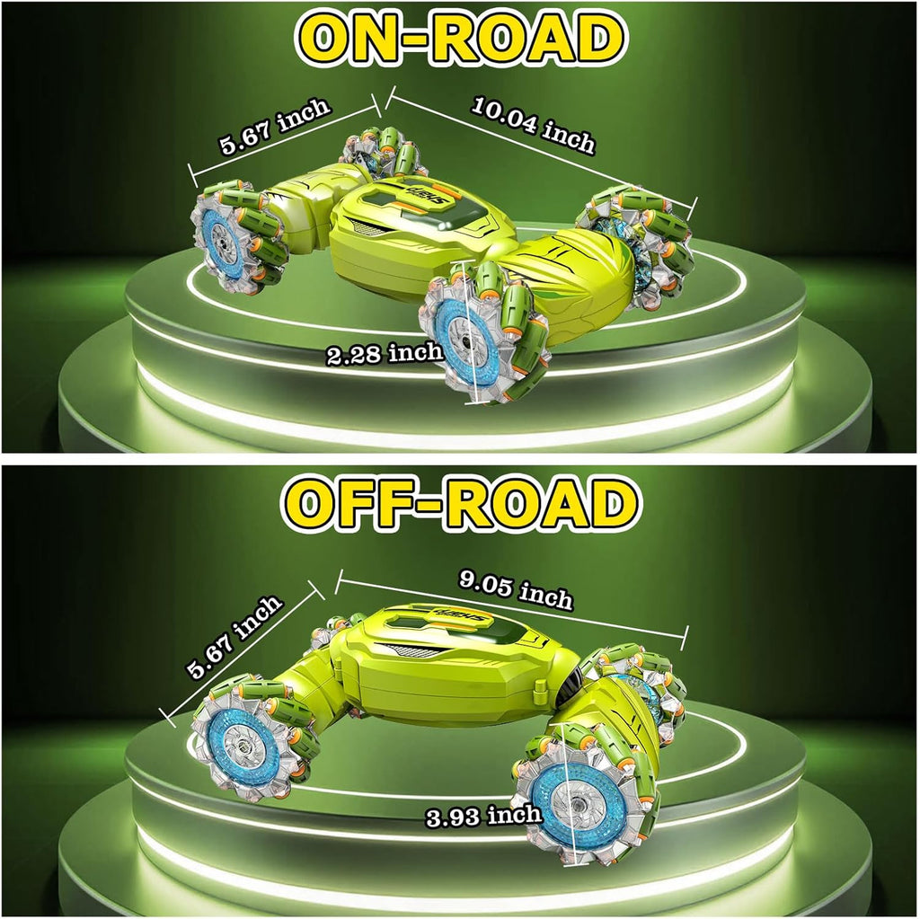 Nestalk Gesture Sensing RC Stunt Car 2.4GHz 4WD with Lights Music